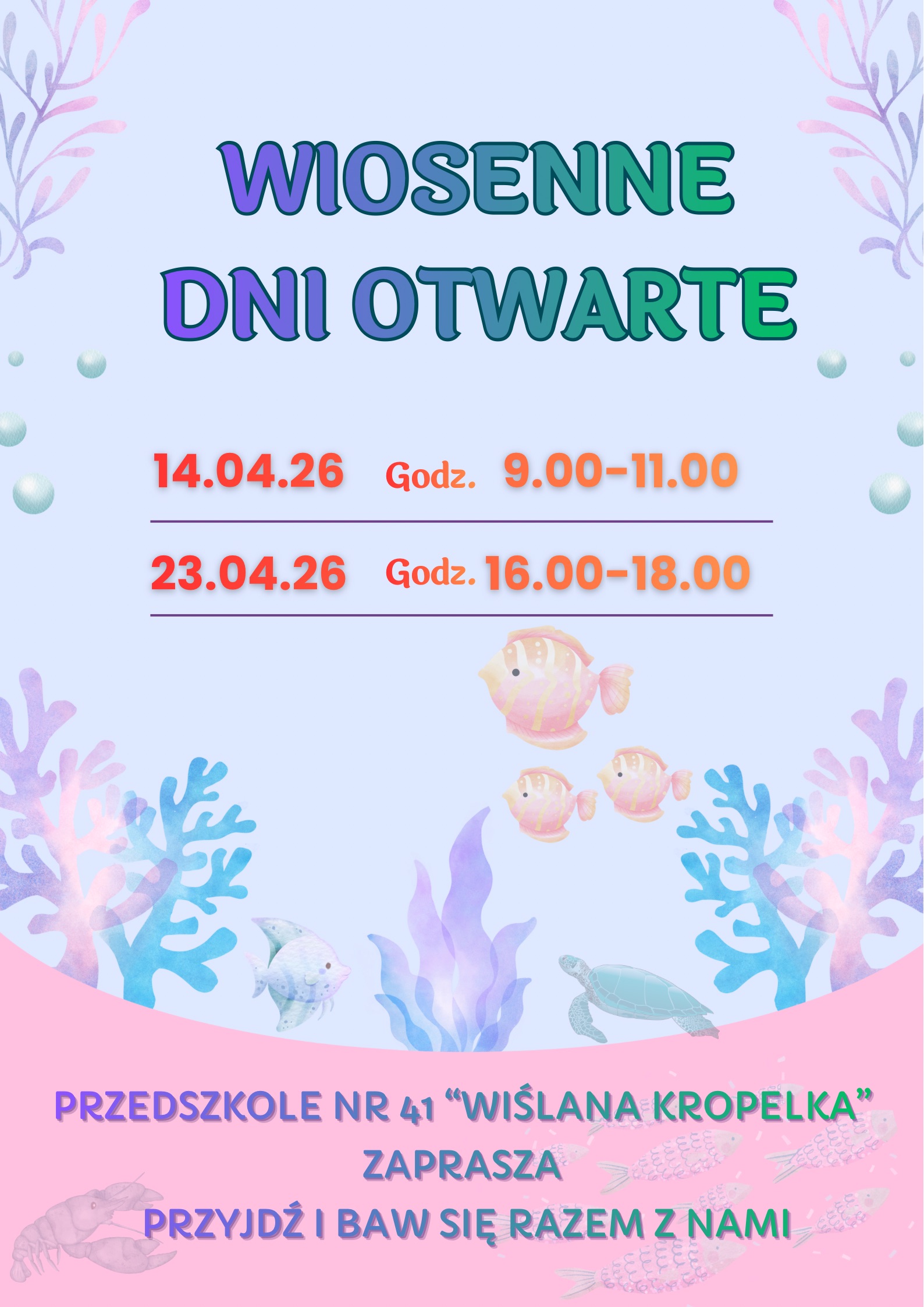 plakat o dniach otwartych
