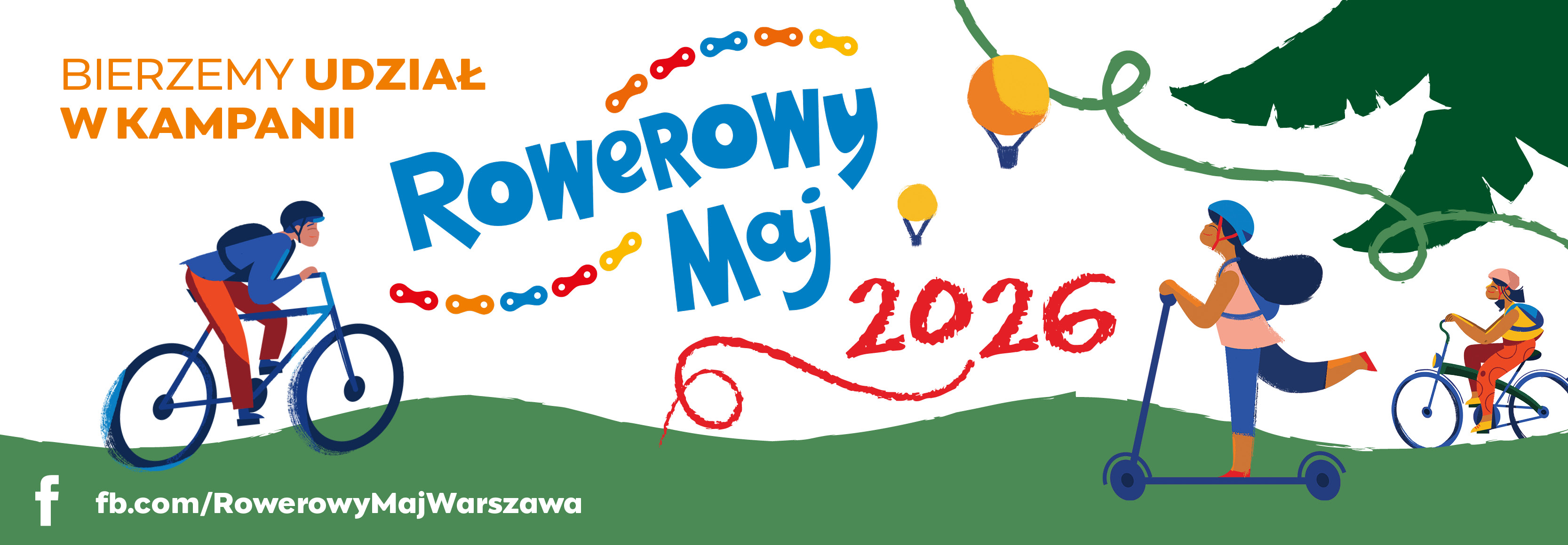 baner rowerowy maj