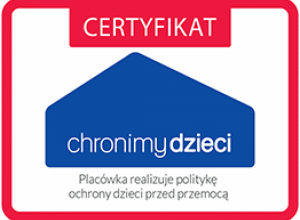 Zdobyliśmy Certyfikat Chronimy Dzieci Zdobyliśmy Certyfikat Chronimy Dzieci