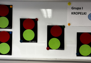 Praca plastyczna, sygnalizator świetlny.