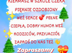 Kiermasz Mikołajkowy 4 grudnia